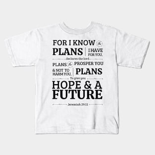 Future Jeremiah 29:11 Kids T-Shirt